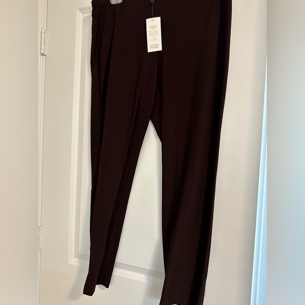 Eileen Fisher black ankle pants